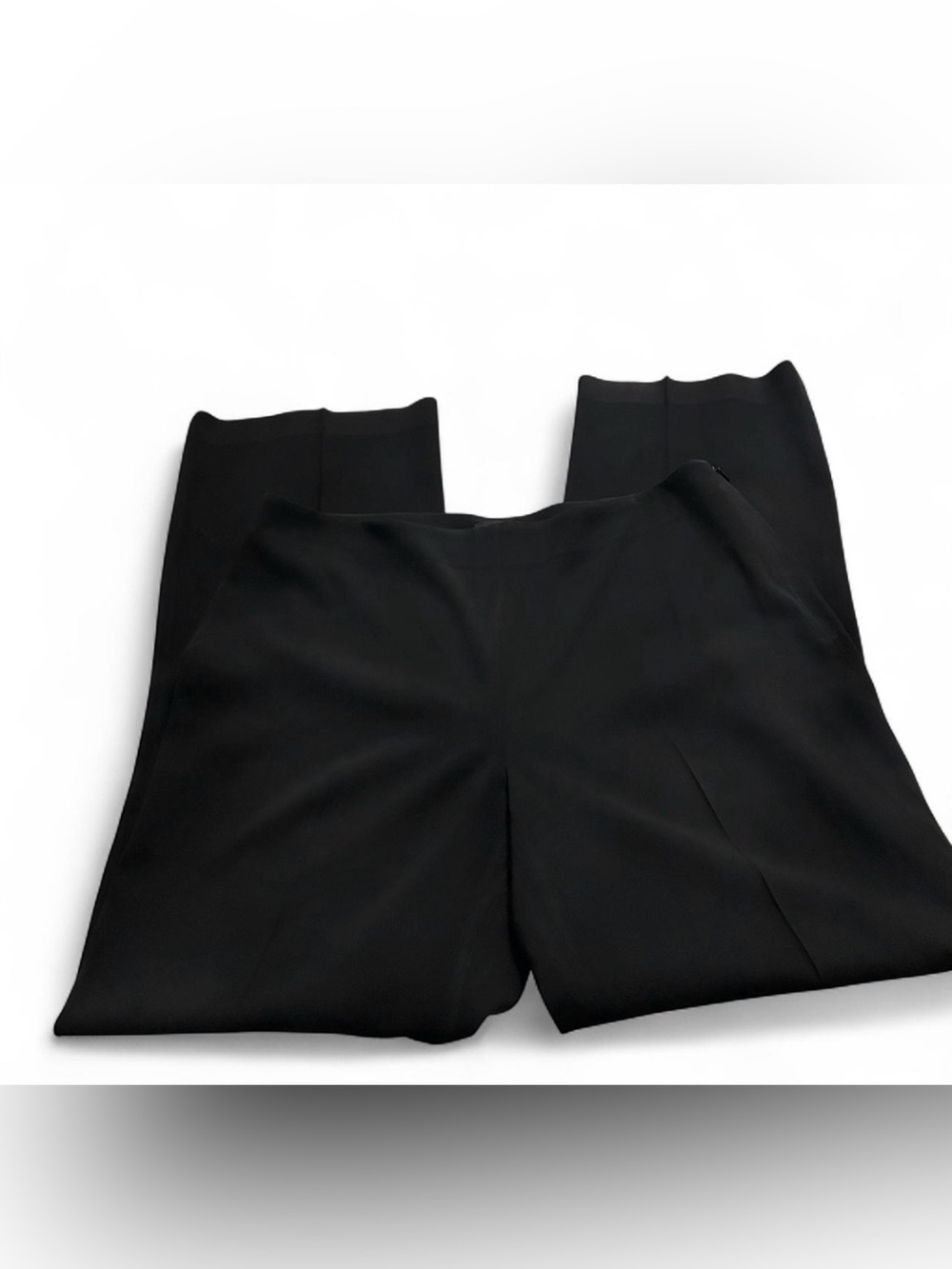 Talbots Black Wide Leg Dress Pants